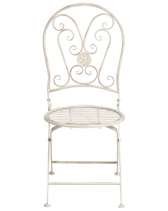 Produs Resigilat Set 2 scaune gradina pliabile Re-Bloom Coggia, metal, 40x47x95 cm, bej deschis - Verificat A - Img 3