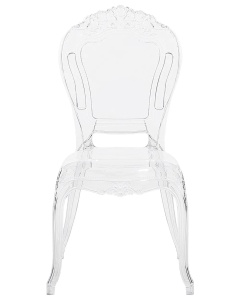 Produs Resigilat Set 2 scaune Re-Bloom Vermont, policarbonat, 52x52x98 cm, 150 kg, transparent - Verificat A - Img 3