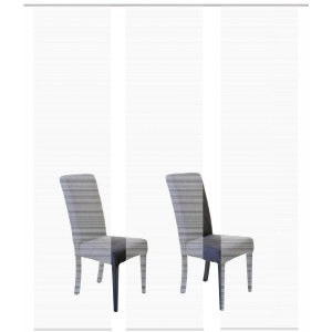 Rom Vision set 3 perdele semitransparente 60x245 cm, 100% poliester, albe - Verificat A · Re-Bloom - Img 2