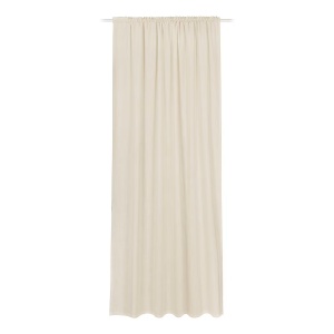 Saole draperie opaca 140x270 cm, bumbac/in, lavabila 30°C, crem - Verificat A · Re-Bloom