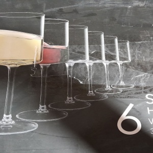 Set 6 pahare vin, model evazat, 355 ml, sticla, transparent, Resigilat, Grad A - Img 5