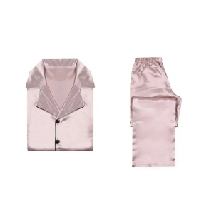 Set pijama dama, poliester 100%, marime S/M, mov - Verificat A · Re-Bloom - Img 2