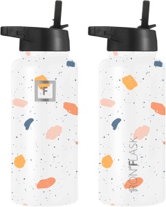 Sticla din otel inoxidabil IRON °FLASK, 3 capace, rece 24 ore / cald 12 ore, izolata, multicolor, fara BPA, 950 ml - Img 5