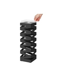 Suport pentru umbrele Songmics, metal, negru, 15,5 x 15,5 x 49 cm, Resigilat, Grad A - Img 2