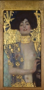 Tablou decorativ canvas Gustav Klimt, 30x80 cm, panza/lemn, multicolor - Verificat A · Re-Bloom