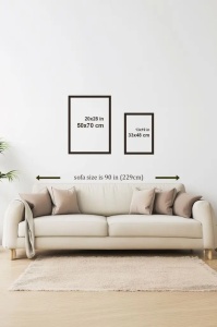 Tablou decorativ Re-Bloom, lemn masiv/hartie foto, alb/rosu, 33 x 48 cm - Img 3