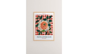 Tablou decorativ Re-Bloom, lemn masiv/hartie foto, multicolor, 33 x 48 cm