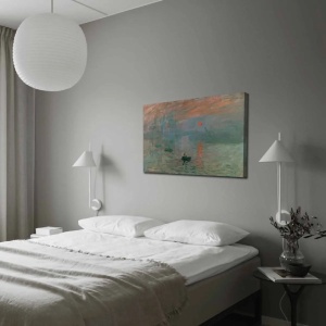Tablou decorativ Re-Bloom, lemn/panza, multicolor, 70 x 100 cm - Img 3
