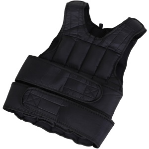 Vesta ponderata fitness 20 kg, 38 greutati detasabile, latime umar 38 cm, Oxford captusit, inchidere velcro, negru - Verificat A · Re-Bloom