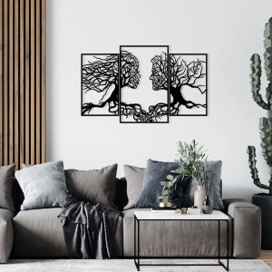 Wallxpert decor de perete metal, 116x71 cm, grosime 1.2mm, negru - Verificat A · Re-Bloom - Img 3