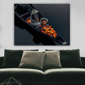 Wallxpert tablou decorativ canvas, 70x100 cm, panza 100%, cadru lemn 100% grosime 3 cm, multicolor - Verificat B · Re-Bloom - Img 2
