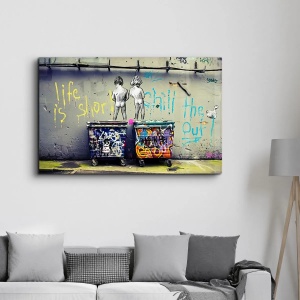 Wallxpert tablou decorativ pe sticla temperata, 46x72 cm, sticla 100% grosime 4mm, imprimare UV, multicolor - Verificat A · Re-Bloom - Img 3
