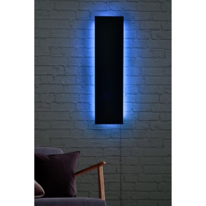 Xmas decoratiune de perete cu LED, 75x20 cm, MDF 2.7mm, 60 LED-uri, adaptor 12V 1A, cablu 375 cm, albastru - Verificat B · Re-Bloom - Img 2