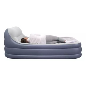 Bestway TriTech SleekFlo saltea gonflabila dubla 226x152x84 cm, pompa electrica integrata GS, tablie, I-beam, 300 kg, pentru 2 persoane - Verificat A · Re-Bloom - Img 2