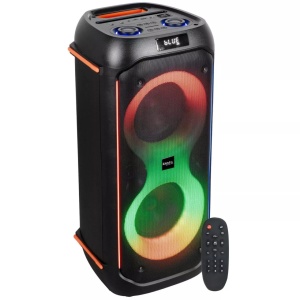 Boxa portabila Ibiza Sound, COLUMBA80, 600W, Bluetooth, USB, microSD, AUX si MIC, negru, Resigilat, Grad A - Img 2