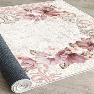 Conceptum Hypnose covoras de intrare, catifea/bumbac, 80x150 cm, antiderapant, multicolor - Verificat A · Re-Bloom - Img 3