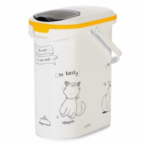 Cutie alimente pentru animale de companie Curver, cu capac, plastic, 10L, 4kg, Resigilat, Grad A