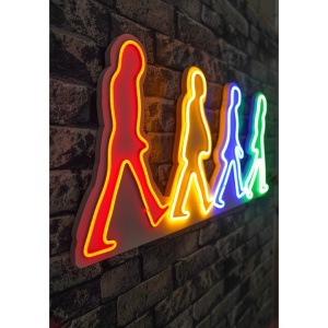 Decor de perete Re-Bloom, model oameni, LED, acril, multicolor, 35 x 72 x 2 cm - Img 4