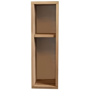 Hanah Home noptiera, PAL melaminat 18mm, 20x15x65 cm, raft superior 18cm + raft inferior 42cm, pin - Verificat A · Re-Bloom