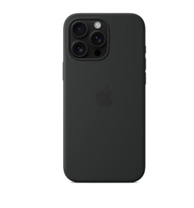 Husa de protectie Apple Silicone Case with MagSafe pentru iPhone 16 Pro Max - Black, Resigilat, Grad B