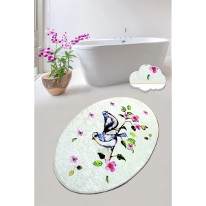 L'essentiel Maison covoras de baie, poliester 100%, 80x100 cm, antiderapant, lavabil 30°C, multicolor - Verificat A · Re-Bloom