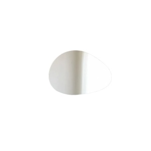 Oglinda decorativa de perete Re-Bloom Hanah Home, MDF 100%, 76x50x2.2 cm, montare perete, alb - Verificat A · Re-Bloom