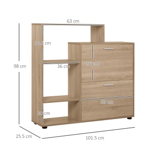 Pantofar Re-Bloom, PAL, natur, 101,5 x 25,5 x 98 cm, Resigilat, Grad A - Img 3