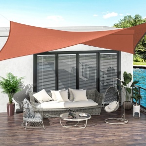 Pavilion dreptunghiular 4x6m, tesatura PE, rezistent UV, otel inoxidabil, Rosu - Verificat A · Re-Bloom - Img 2