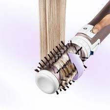 Perie rotativa Rowenta Brush Activ' Premium Care CF9540F0, 1000W, 2 trepte, 2 viteze, ionizare, 2 perii, Cashmere Keratin, invelis ceramic, Roz, Resigilat, Grad A - Img 2