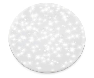 Plafoniera Starry Sky, Lumare, 24 W, 2000 lm, Diametru 315 mm, Rotund, 2700 K Alb cald, cu efect de sclipici, Resigilat, Grad A