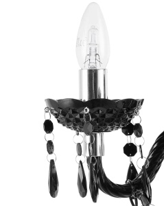 Produs Resigilat Candelabru Re-Bloom Kalang, fier, 50x50x135 cm, 4 lumini E14 max 40W, IP20, cablu 84 cm, negru - Verificat A - Img 6
