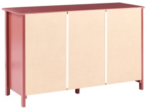 Produs Resigilat Comoda cu 6 sertare Re-Bloom Barcaldine, lemn de pin, 130x45x82 cm, 40 kg, visiniu - Verificat A - Img 6