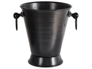 Produs Resigilat Galeata pentru gheata Re-Bloom Birma, aluminiu, 25x25x29 cm, negru - Verificat A