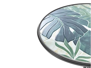 Produs Resigilat Masa bistro Re-Bloom Cozzana, fier/ceramica, 60x60x75 cm, 50 kg, multicolor - Verificat A - Img 6