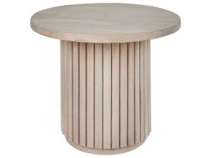 Produs Resigilat Masuta de cafea rotunda Re-Bloom Lemont, lemn de mango, diametru 50 cm, inaltime 40 cm, natur deschis - Verificat A