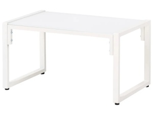 Produs Resigilat Set mobilier de gradina Re-Bloom Garda 4 locuri, otel/sticla securizata/textil, masa 68x42x35 cm, canapea+2 fotolii+perne, 120 kg/persoana, albastru/alb - Verificat A - Img 4