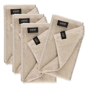 Sense set 4 prosoape de bucatarie din bumbac 50x30 cm, lavabile la 60°C, bej - Verificat A · Re-Bloom