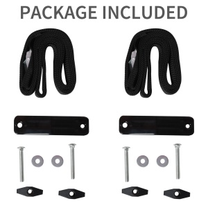Set 2 suporturi pentru caiac/canoe cu conector universal, metal/TPR, 46x16.5x47 cm, sectiuni U 20.1cm distanta, capacitate 75kg, negru - Verificat A · Re-Bloom - Img 6