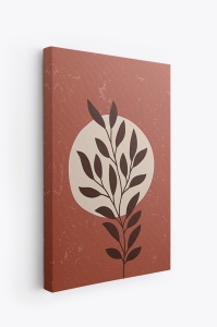 Set 4 tablouri decorative canvas 50x70 cm, panza/lemn, multicolor - Verificat A · Re-Bloom - Img 4