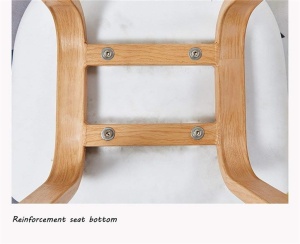 Set de 2 scaune de bar Karll, polipropilena/metal, verde/natur, 75 x 48 cm - Img 4