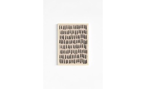 Set tablou decorativ Re-Bloom, 3 piese, MDF/lemn masiv, bej/negru, 50 x 70 cm - Img 2