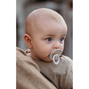 Suzete pentru bebelusi Bibs Colour Latex, tetina rotunda, 0 luni + Haze/Blossoml, 2 buc, Resigilat, Grad A - Img 2