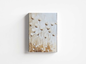 Tablou decorativ canvas, 45x70 cm, panza/lemn, multicolor - Verificat A · Re-Bloom