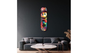 Tablou decorativ Re-Bloom, model Mario, sticla temperata, multicolor, 20 x 80 cm - Img 5