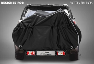 TeamObsidian husa bicicleta, ripstop impermeabil invelis PU, snururi strangere + catarame + plasa incarcare, pentru toate tipurile de biciclete - Verificat A · Re-Bloom - Img 2