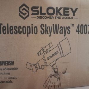 Telescop astronomic Slokey 40070, cu marire de 16x-120x pentru copii si adulti, include 2 oculare, lentile Barlow 3x, trepied, adaptor pentru telefon, Resigilat, Grad A - Img 6