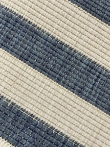 Traversa Gala Lm, textil, alb/albastru, 80 x 250 cm - Img 3