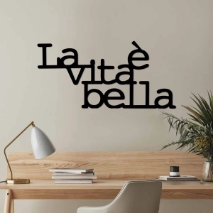 Wallxpert decor de perete metal, 60x30 cm, grosime 1.5mm, 0.411 kg, negru - Verificat A · Re-Bloom - Img 3