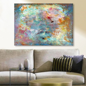 Wallxpert tablou decorativ canvas, 70x100 cm, panza 100%, cadru lemn 100% grosime 3 cm, multicolor - Verificat A · Re-Bloom - Img 3
