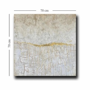 Wallxpert tablou decorativ canvas 70x70 cm, panza 100% grosime 2.8mm, rama lemn pin 100%, multicolor - Verificat A · Re-Bloom - Img 3